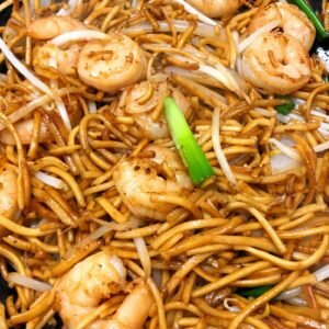 101.King Prawns Chow Mein 大下面