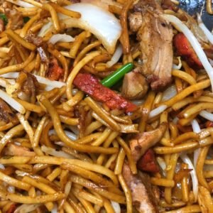 106d.Pork & Duck Chow Mein 叉甲面