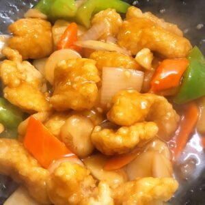 118b.Sweet & Sour Fried Cod Canton Style 中古魚