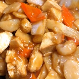 122.Chicken with Bamboo Shoots & Water Chestnut 竹馬鸡