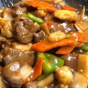 134.Beef in Oyster Sauce 蚝油牛