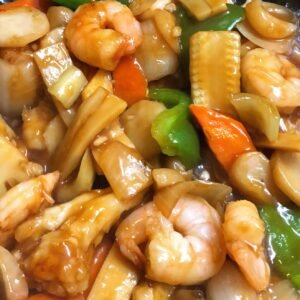 147.King Prawn in Oyster Sauce 蚝油大下