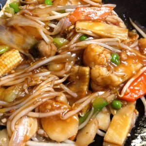 178.Stir Fried Mixed Vegetables in Oyster Sauce 蚝油什才