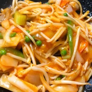 179a.Stir Fried Mixed Vegetables in Hot & Garlic Sauce 蒜辣什才