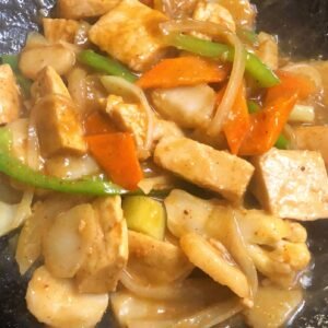 180f."Quorn" Chicken in Satay Sauce 沙齋鸡