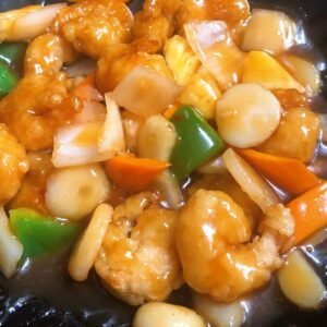 26.Fried King Prawns in Peking Sauce 京大下