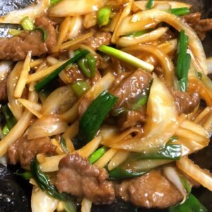 35.Beef with Ginger & Spring Onion 姜葱牛