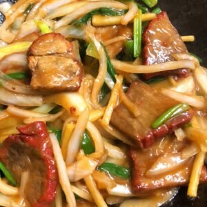 37.Chinese Roast Pork with Ginger & Spring Onion 姜冲叉