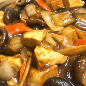 38. Stir Fried chicken with Bamboo Shoots & Chinese Mushroom 雙冬鸡
