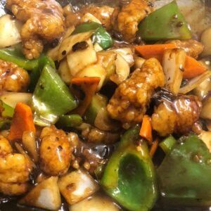 49b.Fried Cod in Black Bean Sauce 士召魚