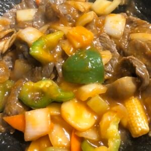 51.Beef in Hot & Garlic Sauce 蒜辣牛