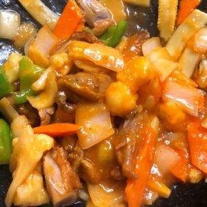 55.Duck in Hot & Garlic Sauce 蒜辣甲