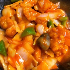 56b.Fried Cod in Sweet & Chilli Sauce 甜辣魚