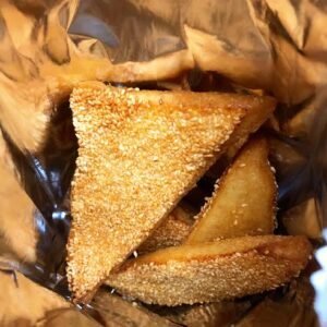 7.Sesame Prawn Toast(6) 下多士