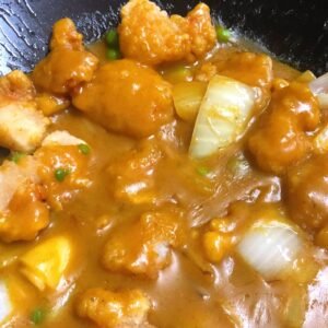 76b.Curry Fried Cod 加魚
