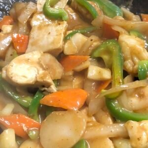 78.Chicken in Satay Sauce 沙鸡