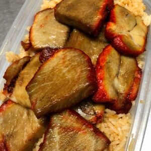 89.Chinese Roast Pork on Fried Rice 叉反