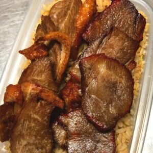 90.Chinese Roast Pork & Duckling on Fried Rice 叉甲反